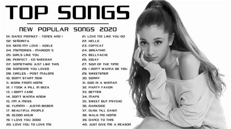 Pop Hits 2020 👍 Top 40 Popular Songs 👍 Best English Music Playlist 2020 ...