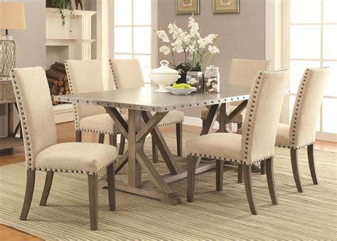 Webber 7 Piece Table and Chair Set by Coaster | Casual dining rooms ...