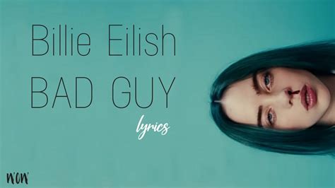 Billie Eilish -BAD GUY (lyrics) - YouTube