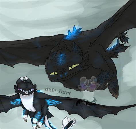 Toothless and Dart: The Alpha Duo