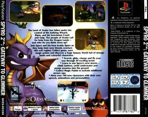 Spyro 2 - Gateway to Glimmer (E) ISO