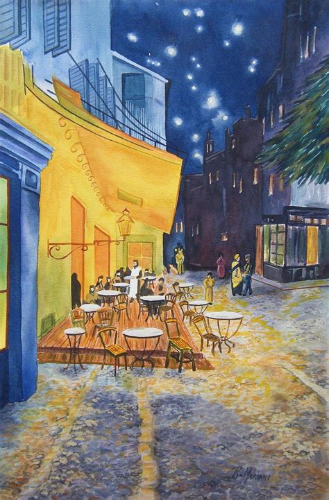 Vincent Van Gogh Cafe Terrace At Night Wallpaper