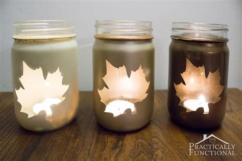 DIY Silhouette Candle Jars