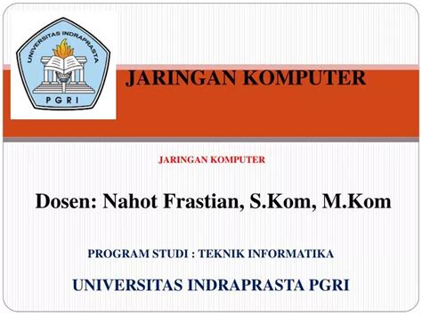 PPT - JARINGAN KOMPUTER PowerPoint Presentation, free download - ID:5970739