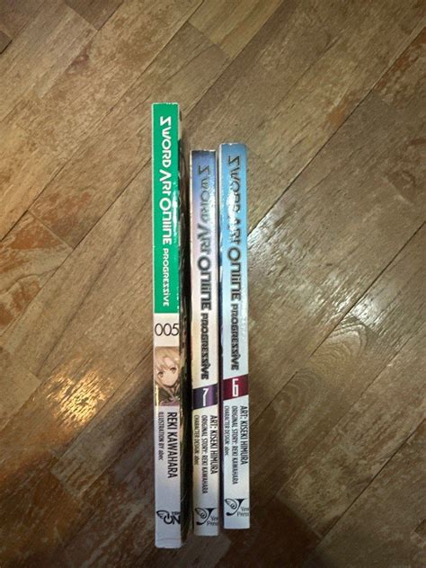 Sword Art Online Progressive Manga and Light novel, Vol. 5,6 & 7 ...