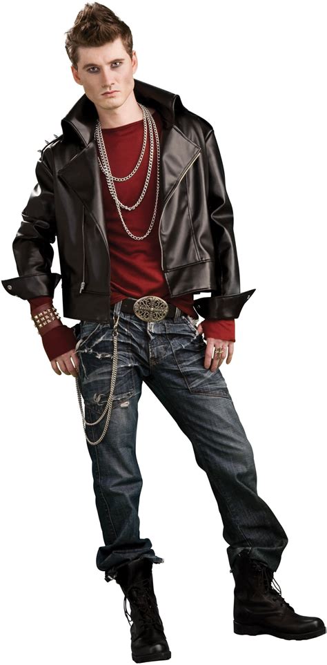 Diy Vampire Costume Men Diy vampire costume men | Biker outfit, Adult costumes, Biker halloween ...