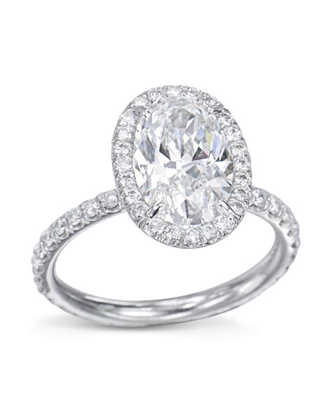 Stunning Oval Diamond Halo Engagement Ring - Turgeon Raine