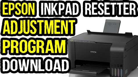 Epson l3150 ink pad reset software free download - salsafer