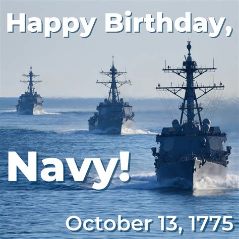 Happy Birthday, US Navy | Happy birthday, Navy, Happy