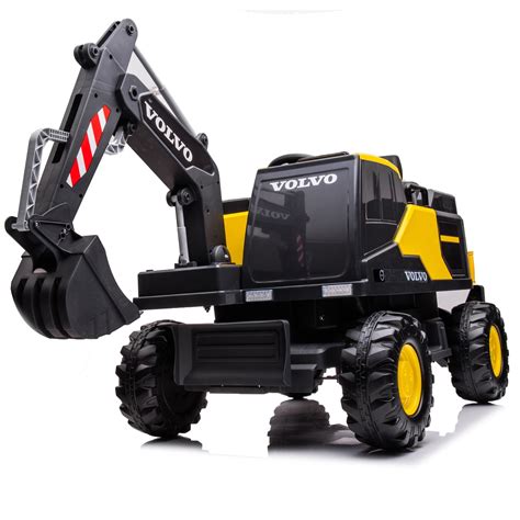 Excavator Ride On Toy for Kids, Yellow- Buy Online | Little Riders