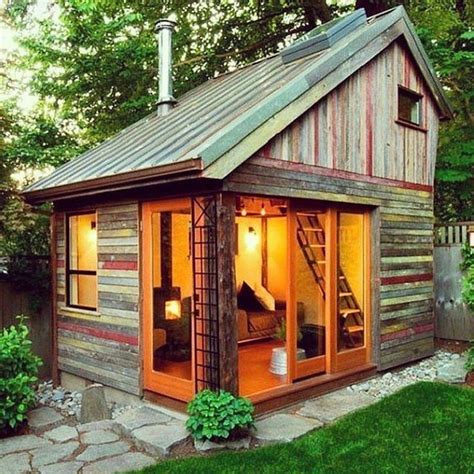 The Best Rustic Tiny House Ideas 26 in 2020 | Backyard, Shed