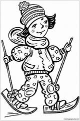 Winter Sports Coloring Pages Printable For Free Download sketch template