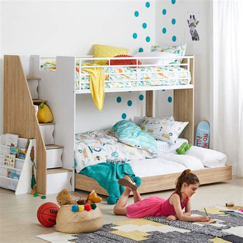 Bunk Bed with Storage | Kids Bunk Bed with Storage