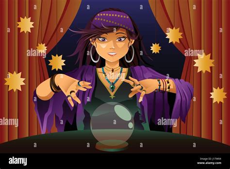 Fortune Teller Crystal Ball Clipart