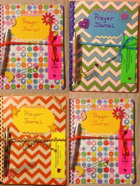 Just made these prayer journals for our Women's prayer breakfast ...