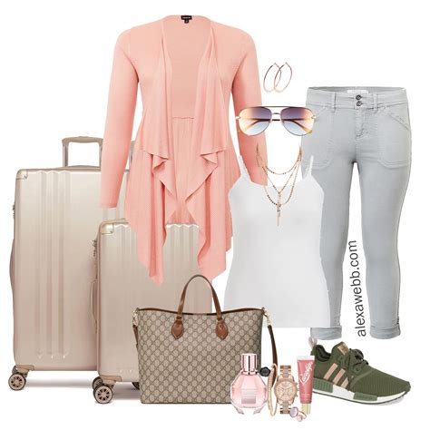 Plus Size Airport Style Outfit - Alexa Webb