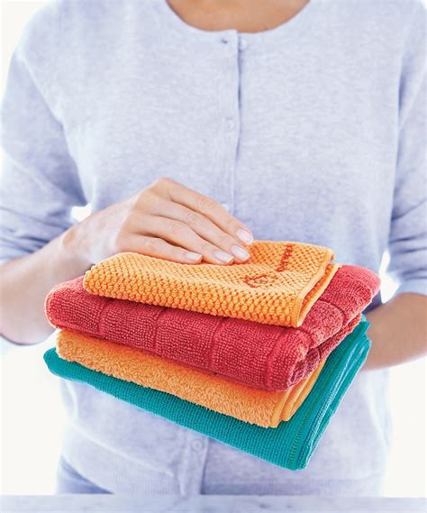 Our microfiber Kitchen Towels are a must in every kitchen! Absorbs up to eight times its weight ...