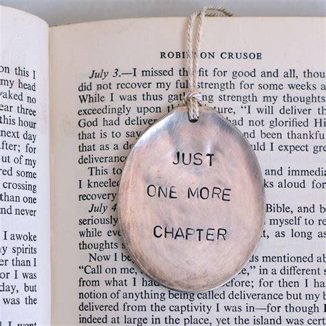 'Just One More Chapter' Vintage Bookmark By Home & Glory ...