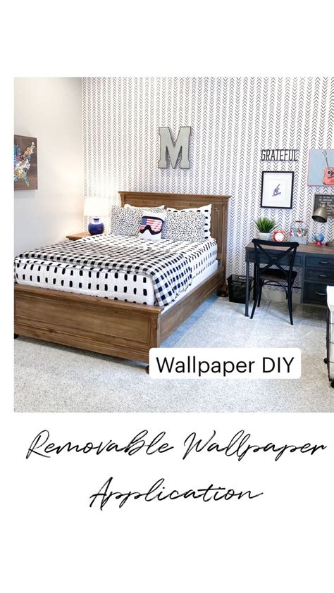 Wallpaper DIY | Wall decor bedroom, Home decor bedroom, Living room decor apartment