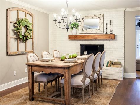 28 Signs You're a Fixer Upper Fanatic | Fixer upper dining room, Rustic ...