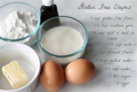 Gluten Free Crepe Recipe - Parties for Pennies