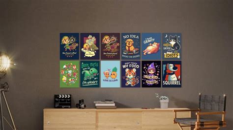 These Magnetically Mounted Metal Posters Let You Switch Out Posters With Ease