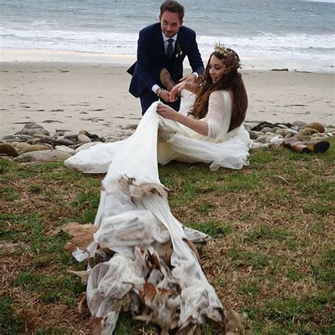 Troian Bellisario And ‪Patrick J. Adams Wedding Pics Hit Social Media