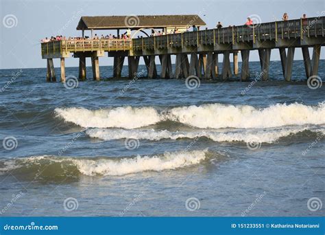 The Pier On Tybee Island Editorial Image | CartoonDealer.com #151215180