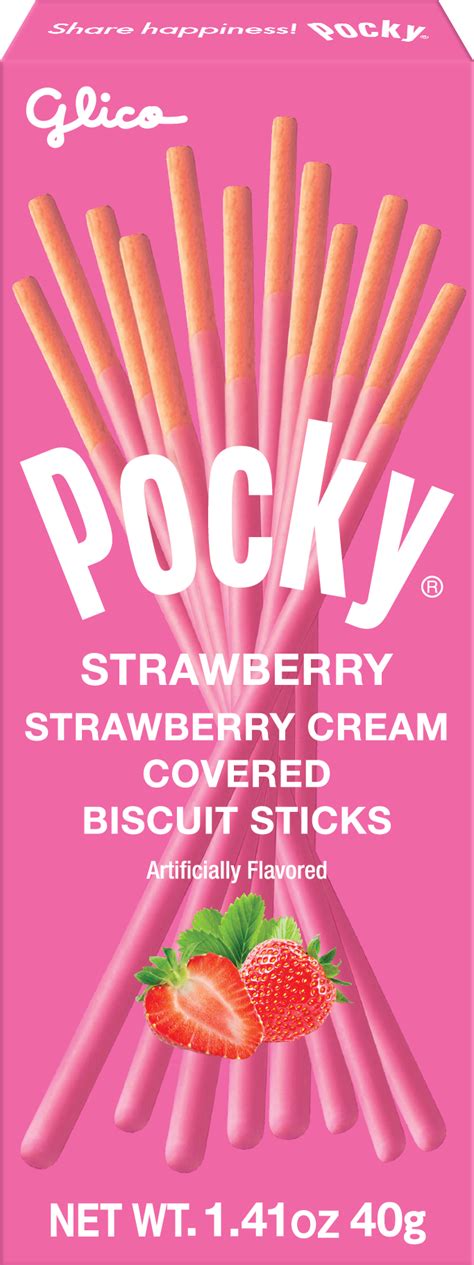 Pocky Strawberry 1.41oz | Ezaki Glico USA Corporation