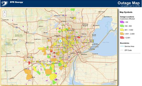 Dte Outage Map Zip Code - Maps For You