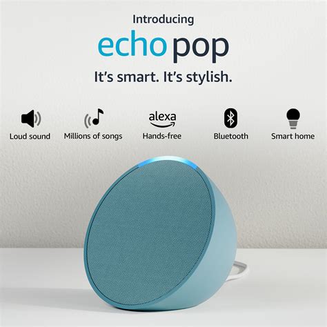 Buy Amazon Echo Pop with Built-in Alexa Smart Wi-Fi Speaker (Balanced Bass, Green) Online - Croma