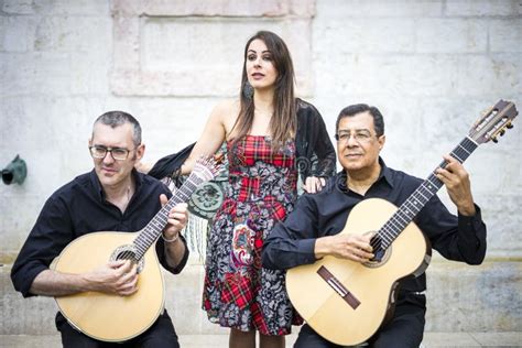 Fado Band Performing Traditional Portuguese Music in Alfama, Lisbon, Portugal Stock Photo ...