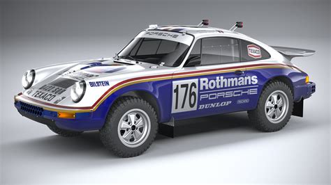 Porsche 911 953 Dakar 1984 3D Model $159 - .3ds .c4d .fbx .lwo .ma .max ...