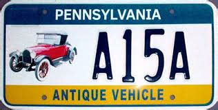 pa-antique | License Plates History