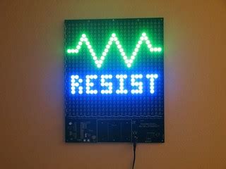 Resist1- Wall hanging | "Peggy," An open-source LED pegboard… | Flickr