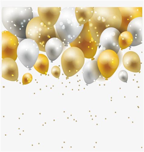 Balloon Png Free Download - Gold And Silver Balloons Background Transparent PNG - 2618x2626 ...