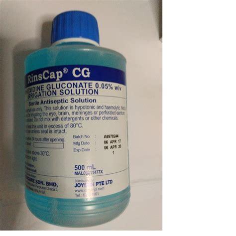 Chlorhexidine Gluconate 0.05% w/v Irrigation Solution 2 bottles. Unused., Furniture, Others on ...