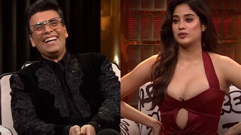 Karan Johar can’t stop laughing as Janhvi Kapoor recalls the ‘flirty message’ she got from a ...