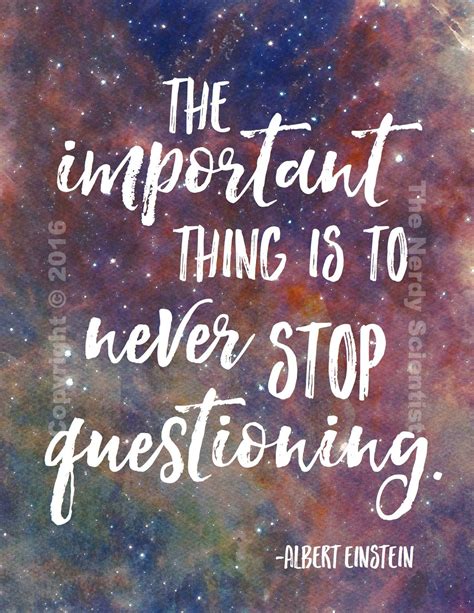 Quote set on beautiful galaxy watercolor background. Perfect for science classroom decor ...