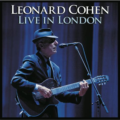 Leonard Cohen LIVE IN LONDON Vinyl Record