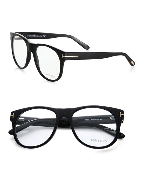 Tom ford Oversized Optical Glasses in Black | Lyst