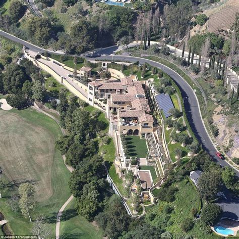 Pictured: Elon Musk's massive five property compound in Los Angeles ...