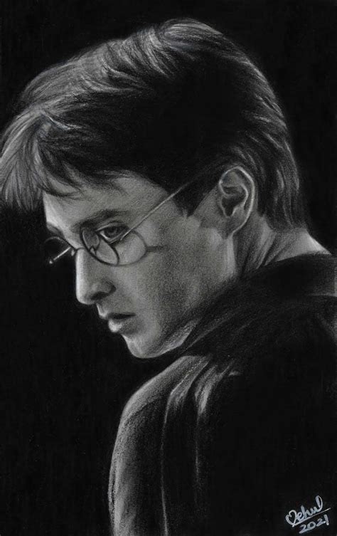 My drawing of Harry Potter : r/harrypotter