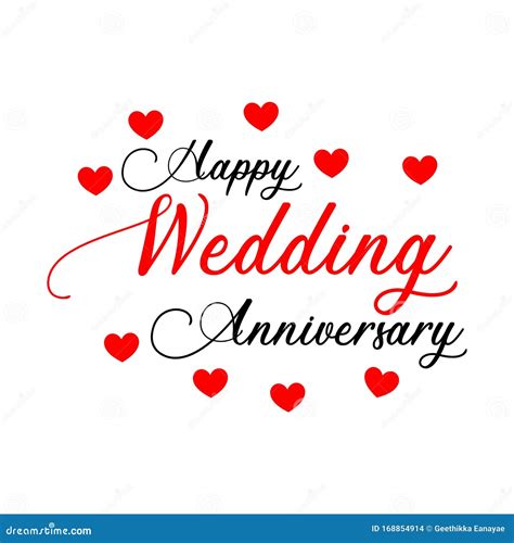 Happy Wedding Anniversary Stock Illustrations – 181,158 Happy Wedding ...