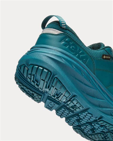 Hoka Bondi L GORE-TEX Deep Teal / Kayaking Running Shoes - Sneak in Peace