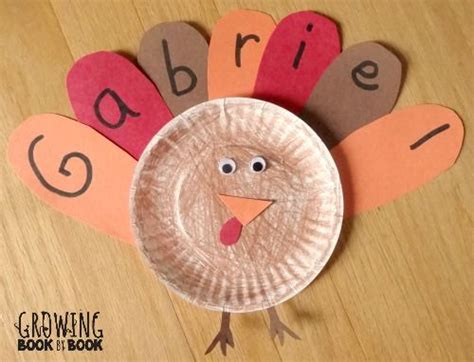 Name Activities: Feather Letter Turkey | Thanksgiving crafts for toddlers, Thanksgiving crafts ...