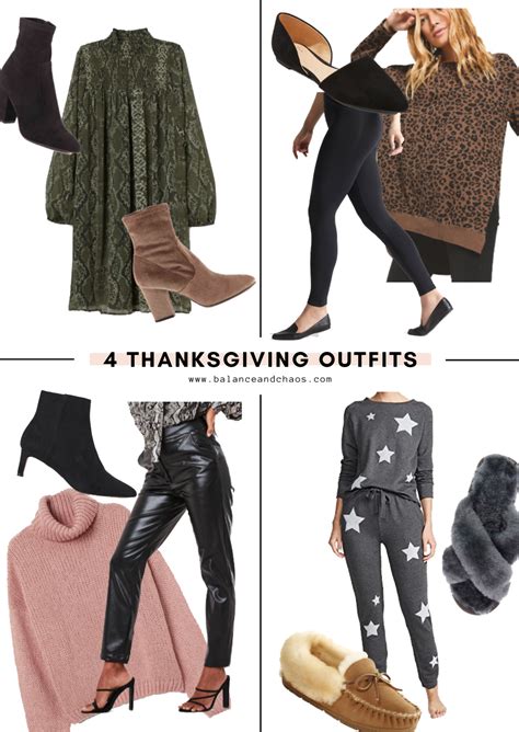 4 Thanksgiving Outfit Ideas - Dresses, Lounge Sets, Leggings, Sweaters