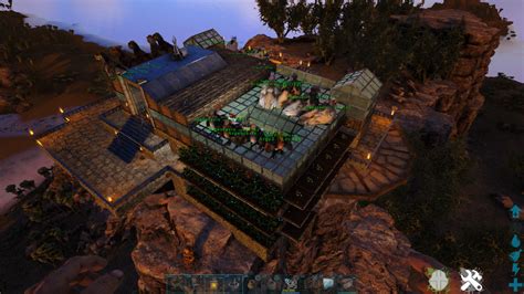 My newly completed Ragnarok kibble farm. : r/ARK