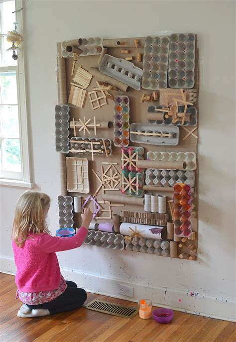 Make an Awesome Recycled Materials Art Wall | Recycled material art, Crafts from recycled ...