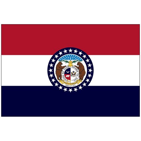 Missouri State Flag - Flagpole Man